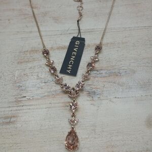 Givenchy Gold-tone Crystal Necklace